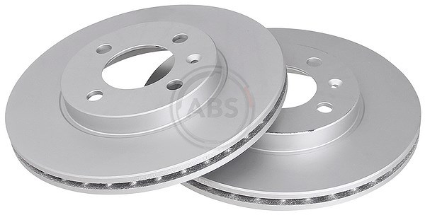 2x Bremsscheibe A.B.S. 15810 2 Bremsscheiben Vorderachse Vorne für Seat für VW - Bild 5