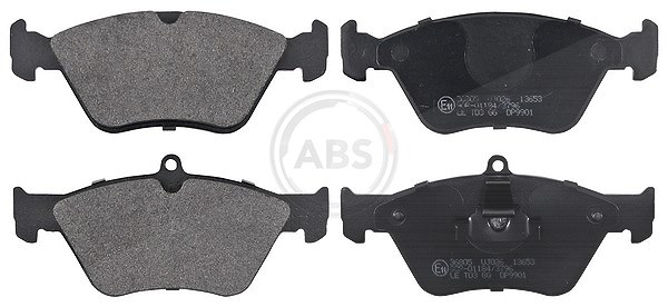 A.b.s. Bremsbelagsatz, Scheibenbremse [Hersteller-Nr. 36805] für Saab, Opel, Vauxhall