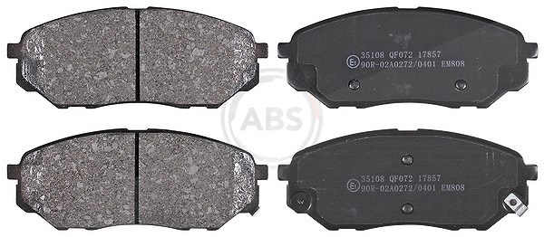 A.b.s. Bremsbelagsatz, Scheibenbremse [Hersteller-Nr. 35108] für Kia, Hyundai