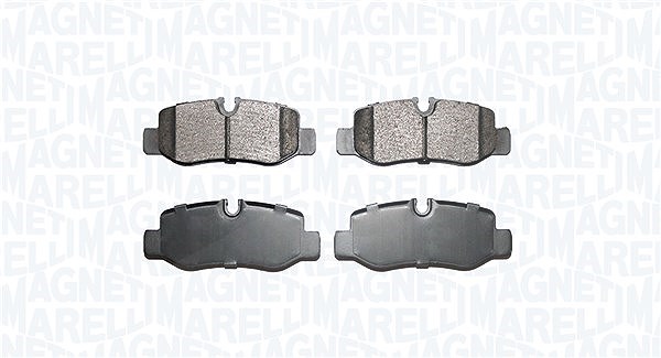 Magneti Marelli Bremsbeläge hinten (Satz) [Hersteller-Nr. 363916061142] für Mercedes-Benz