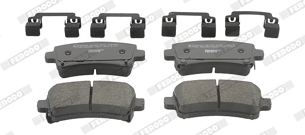 Ferodo Bremsbelagsatz, Scheibenbremse [Hersteller-Nr. FDB4209] für Vauxhall, Opel, Saab, Chevrolet