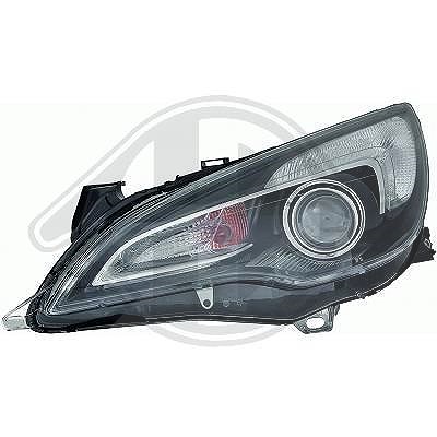 Diederichs Hauptscheinwerfer [Hersteller-Nr. 1807880] für Vauxhall, Opel
