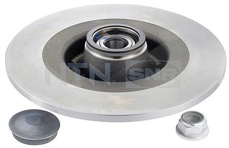 Snr 1x Bremsscheibe hinten +Radlager+ABS-Ring [Hersteller-Nr. KF155.78U] für Renault