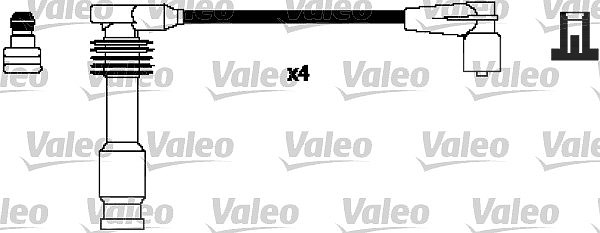 Valeo Zündleitungssatz [Hersteller-Nr. 346294] für Chevrolet, Daewoo, Opel, Vauxhall