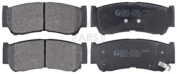 A.b.s. Bremsbelagsatz, Scheibenbremse [Hersteller-Nr. 37523] für Hyundai