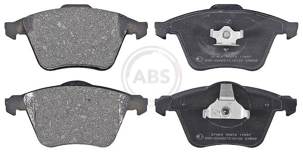 A.b.s. Bremsbelagsatz, Scheibenbremse [Hersteller-Nr. 37464] für Mazda, Volvo, Cadillac, Ford, Opel, Vauxhall, Saab