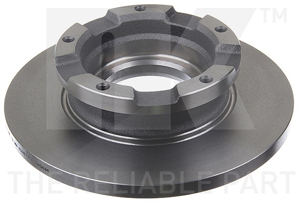 Nk 1x Bremsscheibe Hinterachse Voll [Hersteller-Nr. 202590] für Ford