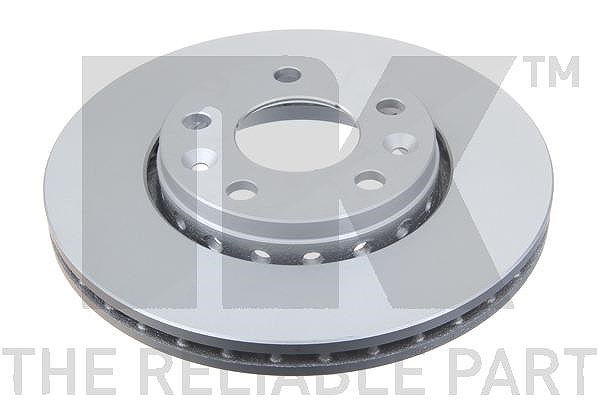 Nk 1x Bremsscheibe [Hersteller-Nr. 313970] für Nissan, Dacia, Renault
