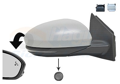 Van Wezel Außenspiegel [Hersteller-Nr. 4407828] für Renault