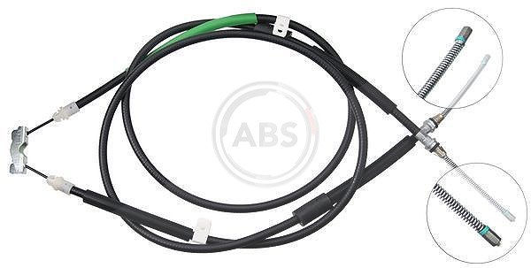 A.b.s. Handbremsseil Trommelbremse Hinterachse [Hersteller-Nr. K10065] für Mazda, Ford