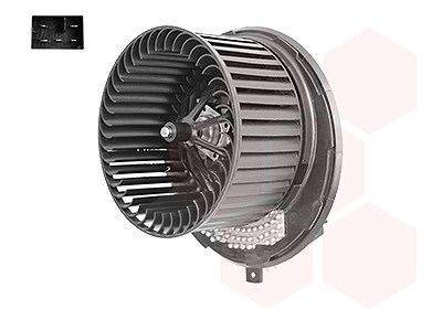 Van Wezel Innenraumgebläse [Hersteller-Nr. 0332774] für Seat, Audi, VW, Skoda