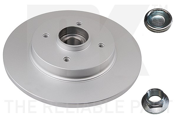 Nk 1x Bremsscheibe Hinten Voll mit Radlager [Hersteller-Nr. 311951] für Ds, Citroën, Peugeot