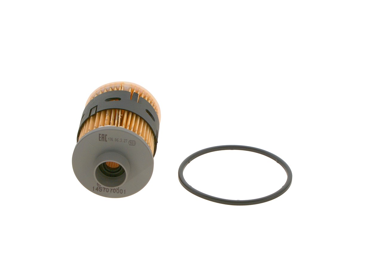 Bosch Kraftstofffilter [Hersteller-Nr. 1457070001] für Vauxhall, Suzuki, Lancia, Opel, Cadillac, Chevrolet, Saab, Citroën, Fiat, Peugeot