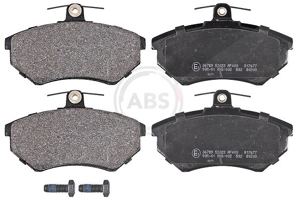 A.b.s. Bremsbelagsatz, Scheibenbremse [Hersteller-Nr. 36789] für Audi, Seat, VW