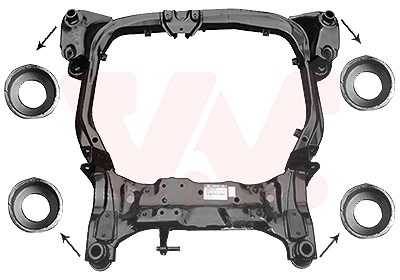 Van Wezel Hilfsrahmen/Aggregateträger [Hersteller-Nr. 8207690] für Hyundai, Kia
