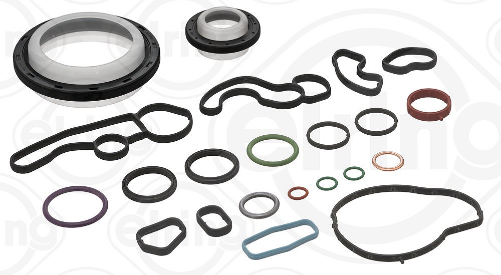 Elring Dichtungssatz, Kurbelgehäuse [Hersteller-Nr. 967.060] für Vauxhall, Peugeot, Fiat, Citroën, Toyota, Ds, Ford, Opel