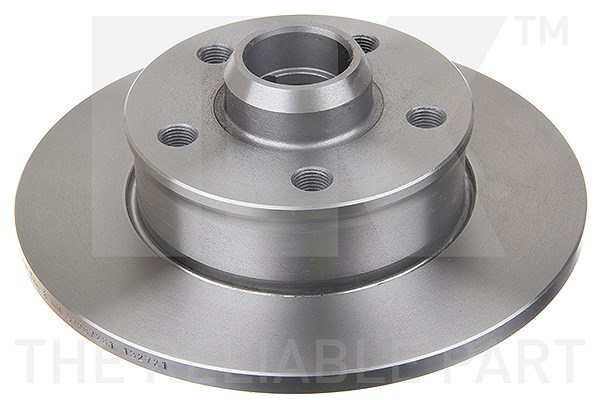 Nk 1x Bremsscheibe Hinterachse Voll [Hersteller-Nr. 204736] für Seat, VW