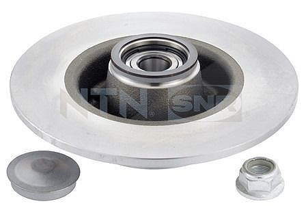 Snr 1x Bremsscheiben hinten+Radlager+ABS Ring [Hersteller-Nr. KF155.77U] für Renault, Dacia