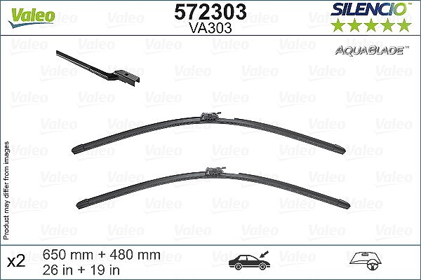 Valeo Wischblatt [Hersteller-Nr. 572303] für Volvo