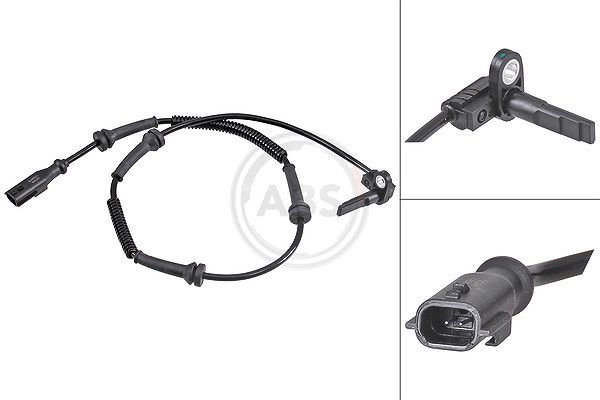 A.b.s. Sensor, Raddrehzahl [Hersteller-Nr. 32055] für Fiat, Nissan, Opel, Vauxhall, Renault