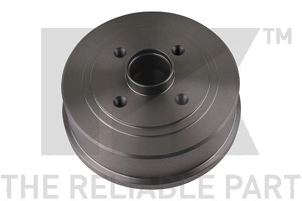 Nk 1x Bremstrommel Hinterachse ohne Radlager [Hersteller-Nr. 253617] für Opel, Vauxhall