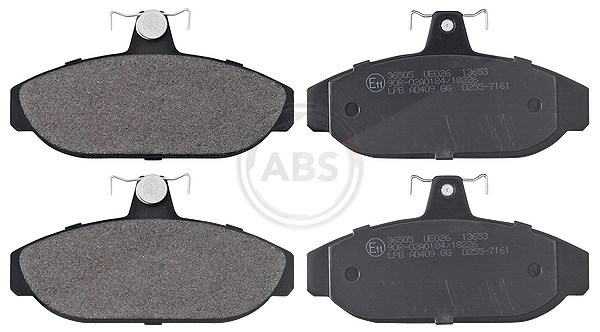 A.b.s. Bremsbelagsatz, Scheibenbremse [Hersteller-Nr. 36505] für Volvo