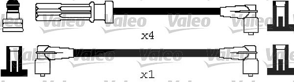 Valeo Zündleitungssatz [Hersteller-Nr. 346306] für Volvo