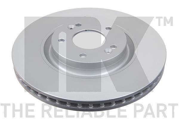 Nk 1x Bremsscheibe Vorderachse belüftet [Hersteller-Nr. 313443] für Kia, Hyundai