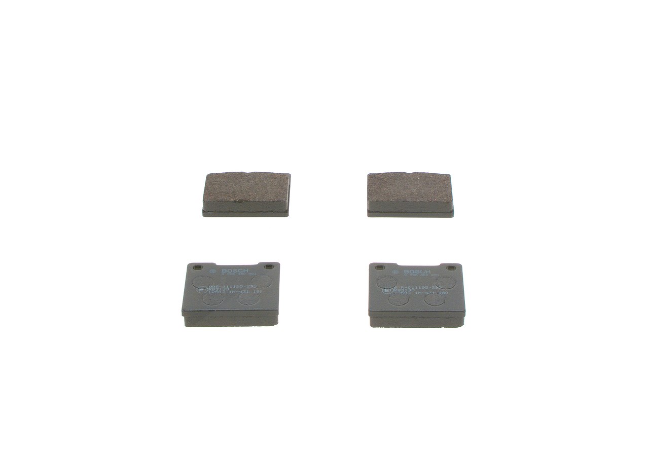 Bosch Bremsbelagsatz, Scheibenbremse [Hersteller-Nr. 0986460881] für Volvo, Ford, Peugeot, Nissan