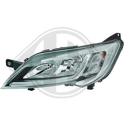 Diederichs Hauptscheinwerfer [Hersteller-Nr. 3484881] für Citroën, Fiat, Opel, Peugeot