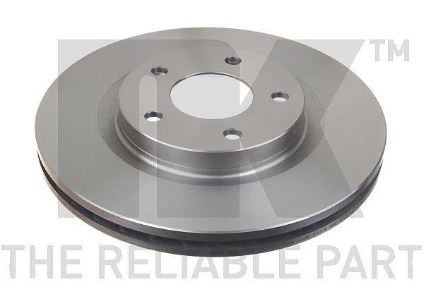Nk Bremsscheibe Vorderachse Belüftet [Hersteller-Nr. 209329] für Mitsubishi, Citroën, Chrysler, Dodge, Jeep, Peugeot, Lancia