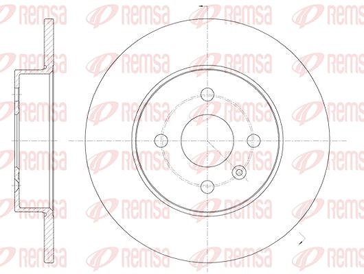 Kawe 1x Bremsscheibe [Hersteller-Nr. 678900] für Opel, Jeep, Vauxhall