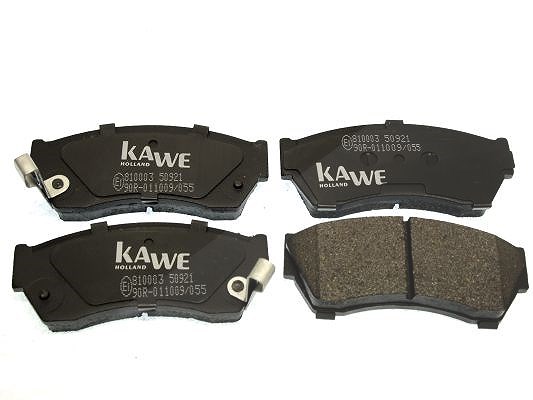 Kawe Bremsbelagsatz, Scheibenbremse [Hersteller-Nr. 810003] für Geo, Nissan, Suzuki, Tata, Subaru
