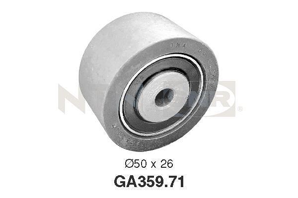 Snr Umlenk-/Führungsrolle, Keilrippenriemen [Hersteller-Nr. GA359.71] für VW, Opel, Fiat, Lancia, Peugeot, Citroën