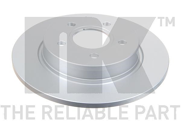 Nk 1x Bremsscheibe Hinterachse Voll [Hersteller-Nr. 312584] für Ford