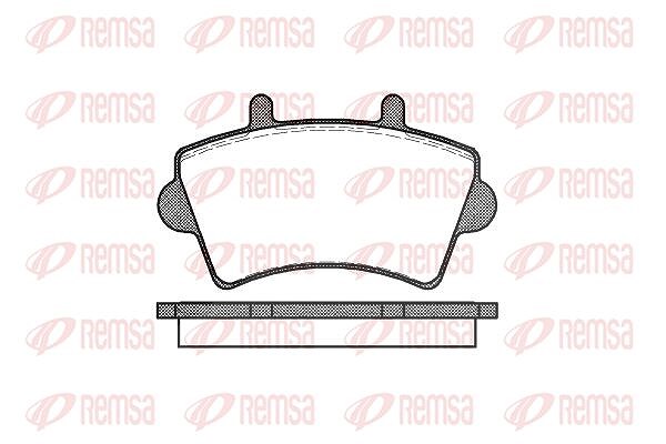 Kawe Bremsbelagsatz, Scheibenbremse [Hersteller-Nr. 081900] für Vauxhall, Opel, Nissan, Renault