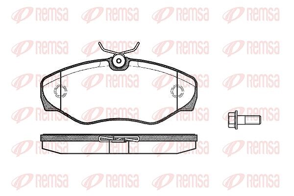 Kawe Bremsbelagsatz, Scheibenbremse [Hersteller-Nr. 083410] für Renault, Opel, Vauxhall, Nissan
