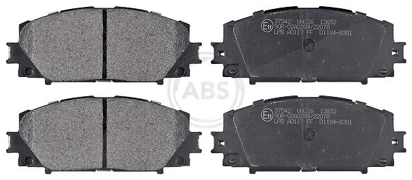 A.b.s. Bremsbelagsatz, Scheibenbremse [Hersteller-Nr. 37542] für Toyota