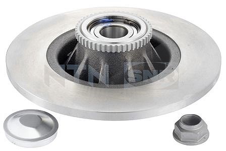 Snr 1x Bremsscheibe Hinterachse Voll mit Radlager [Hersteller-Nr. KF155.70U] für Vauxhall, Opel, Renault, Nissan