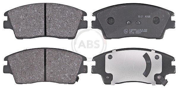 A.b.s. Bremsbelagsatz, Scheibenbremse [Hersteller-Nr. 35121] für Hyundai, Kia