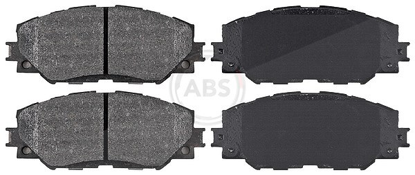 A.b.s. Bremsbeläge vorne (Satz) [Hersteller-Nr. 37544] für Subaru, Lexus, Toyota