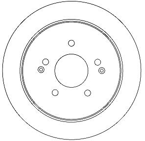 Trw Bremsscheibe [Hersteller-Nr. DF6901] für Ssangyong