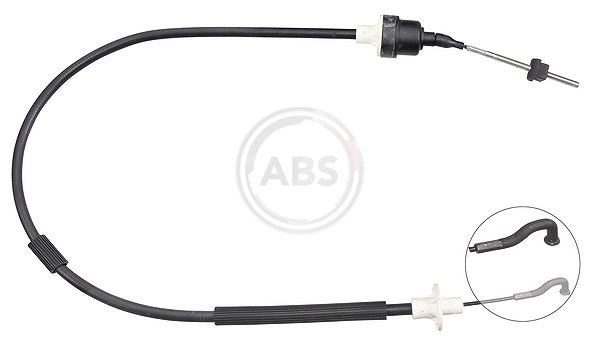 A.b.s. Seilzug, Kupplungsbetätigung [Hersteller-Nr. K28035] für Vauxhall, Opel