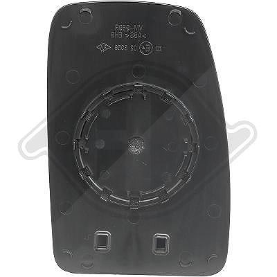 Diederichs Spiegelglas, Außenspiegel [Hersteller-Nr. 4486027] für Renault, Nissan, Opel