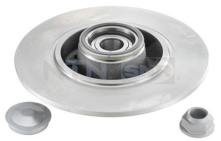 Snr 1x Bremsscheibe Hinterachse Voll [Hersteller-Nr. KF155.110U] für Renault