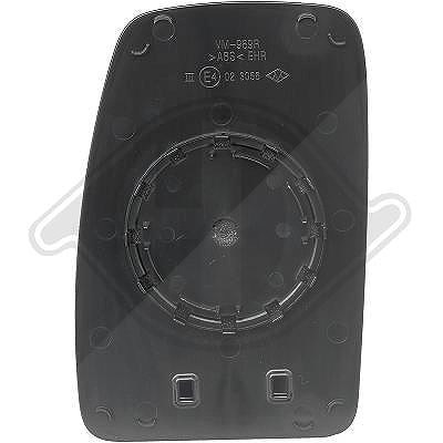 Diederichs Spiegelglas, Außenspiegel [Hersteller-Nr. 4486026] für Nissan, Renault, Opel
