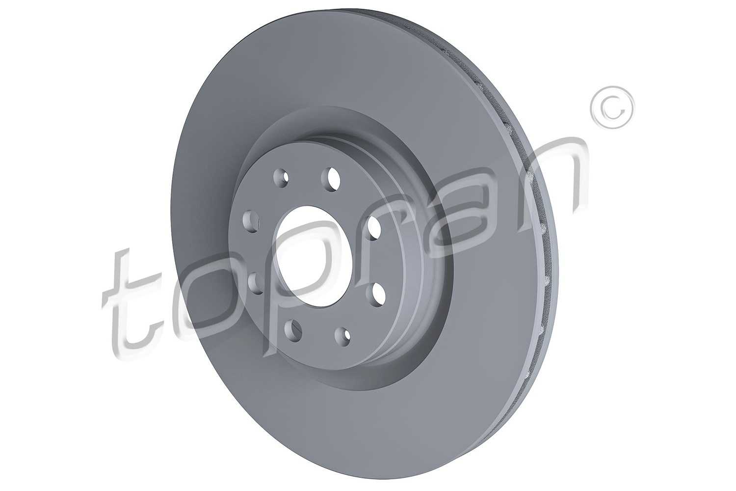Topran Bremsscheibe Vorderachse Belüftet [Hersteller-Nr. 207628] für Vauxhall, Opel, Fiat