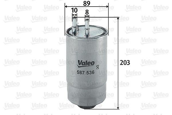 Valeo Kraftstofffilter [Hersteller-Nr. 587536] für Ford, Opel, Fiat, Citroën, Chrysler, Lancia, Alfa Romeo, Vauxhall, Peugeot