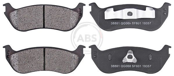 A.b.s. Bremsbelagsatz, Scheibenbremse [Hersteller-Nr. 38881] für Ford Usa