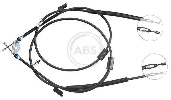 A.b.s. 1x Handbremsseil hinten [Hersteller-Nr. K10325] für Ford